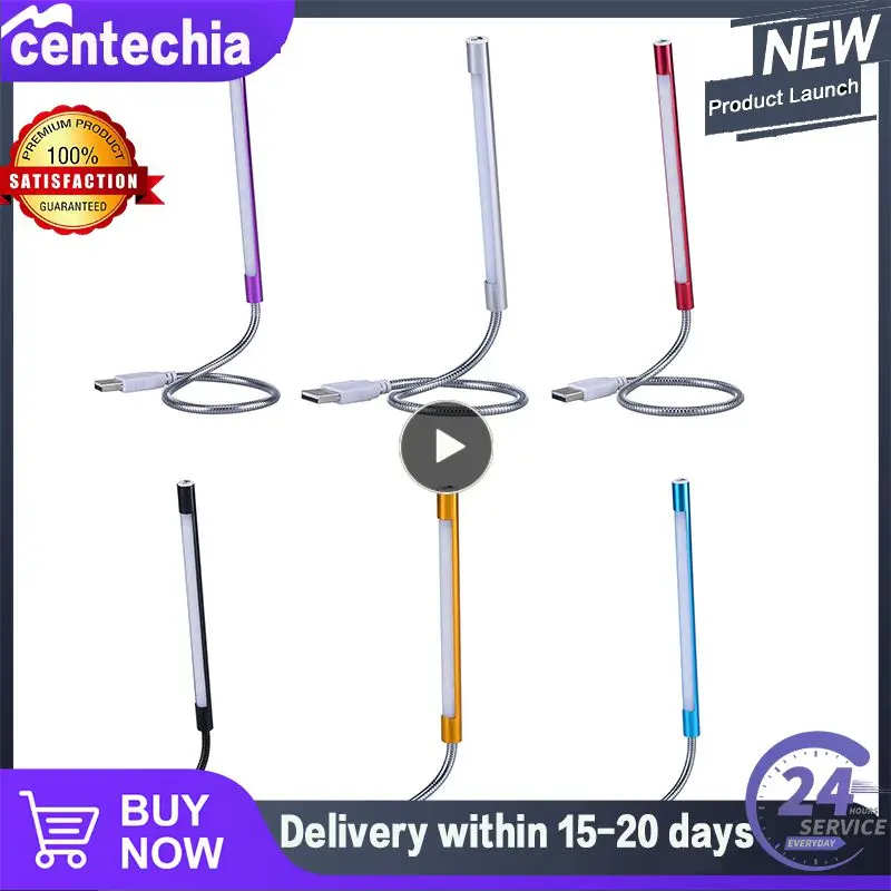 Гибкая сверхъяркая портативная лампа для чтения с сенсорным выключателем, 1-10 шт.