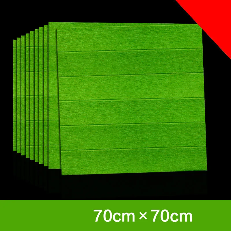 

10pcs 3D Wall Stickers Imitation Wood Bedroom Decor Waterproof Self-adhesive Wallpaper For Living Room Kitchen TV Backdrop Decor