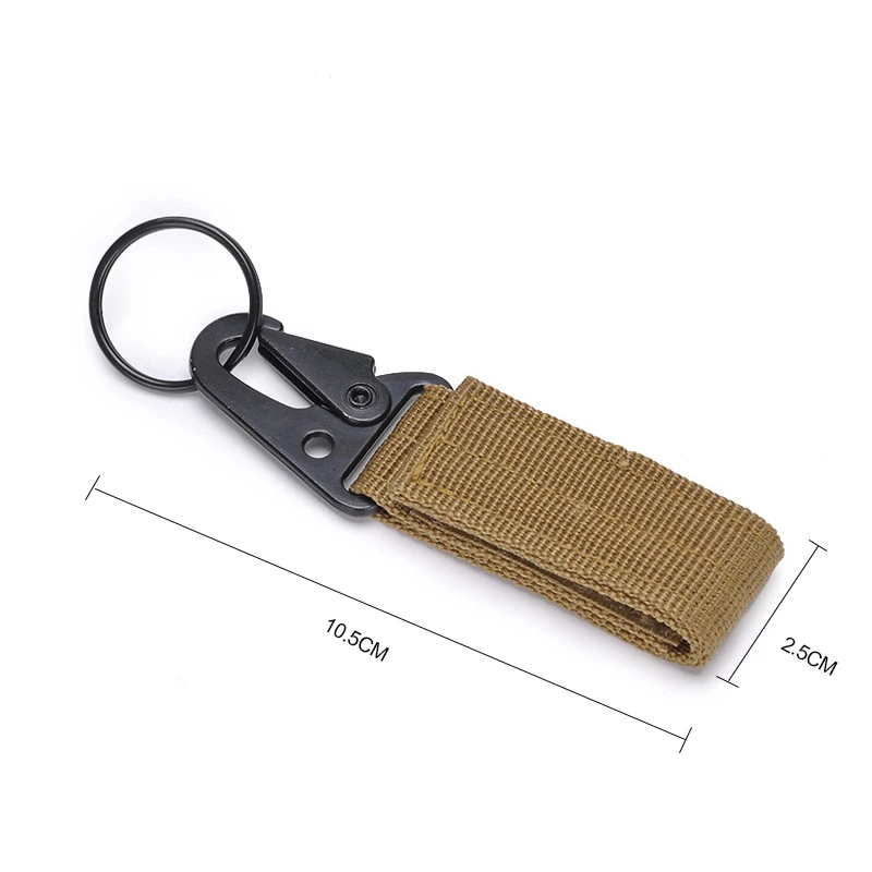

1PCS webbed belt clip multi-function mountaineering hook outdoor nylon buckle backpack buckle