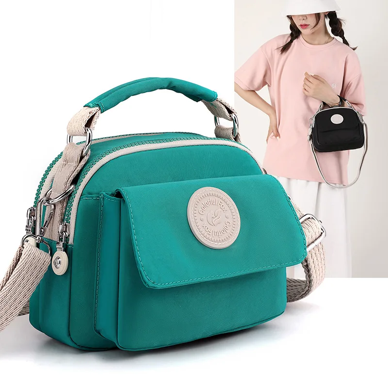 

Ladies Fashion Shoulder Bags for Women Designer Waterproof Nylon Handbag Zipper Purses Messenger Crossbody Bag sac a main