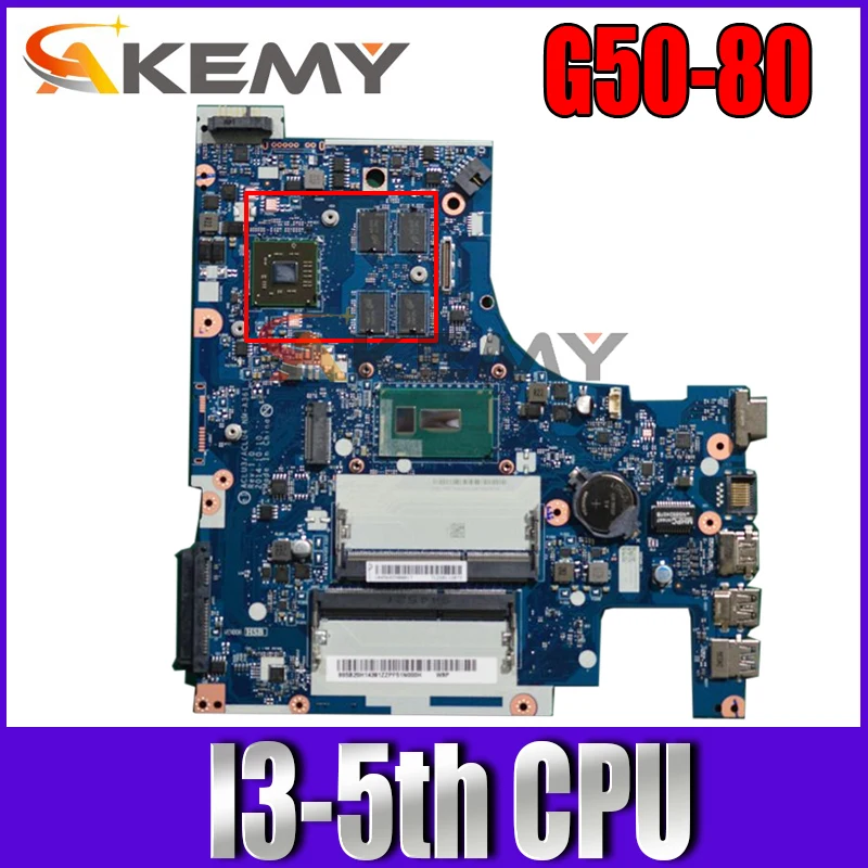

NM-A361 Motherboard for Lenovo G50-80 G50-80M Laptop Mainboard with I3-5th CPU and CPU DDR3 100% Fully Tested