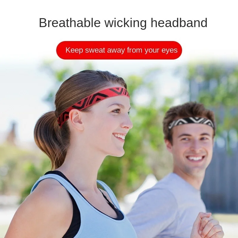 

Sports sweat guide belt running headband basketball guard forehead wicking belt female headscarf fitness