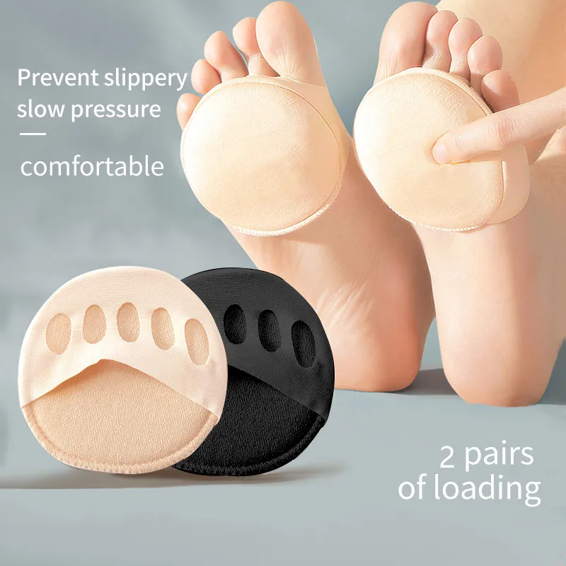 

Five Toes Forefoot Pads for Women High Heels Half Insoles Calluses Corns Foot Pain Care Absorbs Shock Socks Toe Pad Inserts