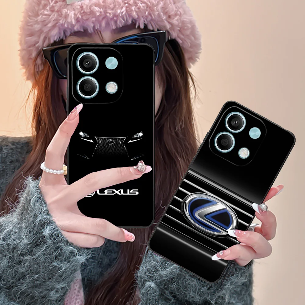 Чехол для мобильного телефона L-Lexuss Xiaomi Redmi Note 13 12 11 10 9 8 7 6 S A Pro Lite Plus 5G черный чехол