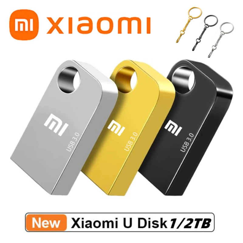 

Металлический Usb флеш-накопитель XIAOMI, 2 ТБ, 1024 ГБ, высокоскоростной флеш-накопитель 3,0, карта памяти 512 ГБ, 256 ГБ, 128 ГБ, U-диск, флеш-накопитель 3,0, Usb