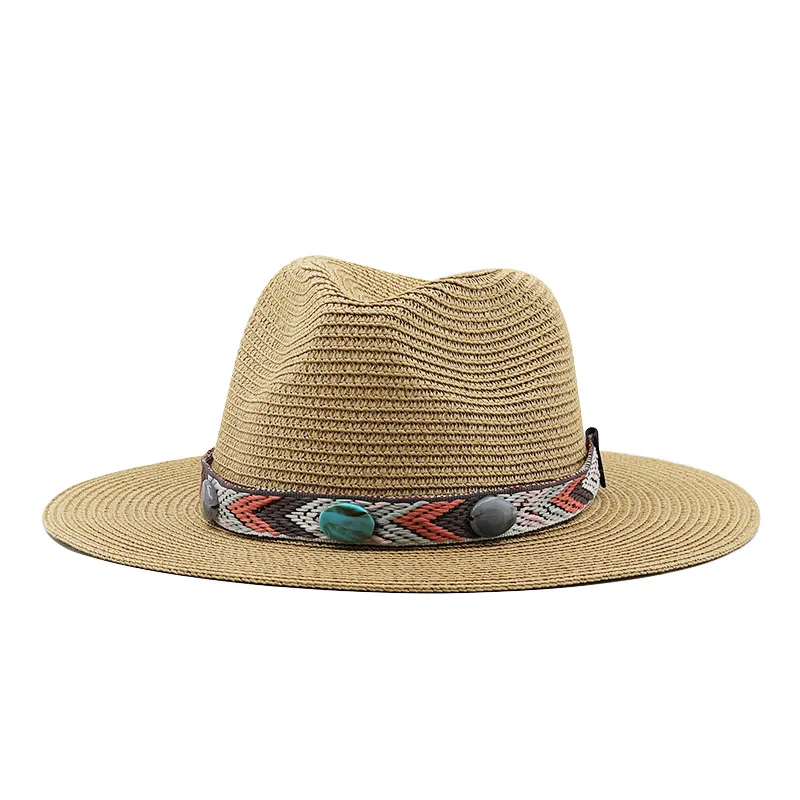 

Men's cap Beach outing hats for women Luxury straw hat sunhat summer new Visor panama Fashion new golf hat men elegant gentleman