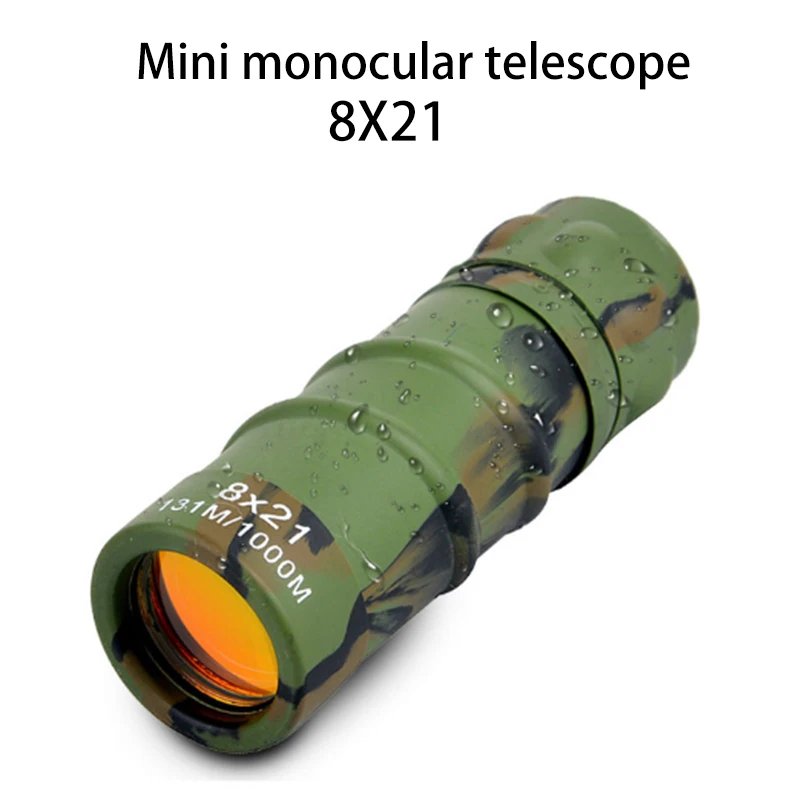 8X21Mini Portable Monocular Telescope, High Magnification, H
