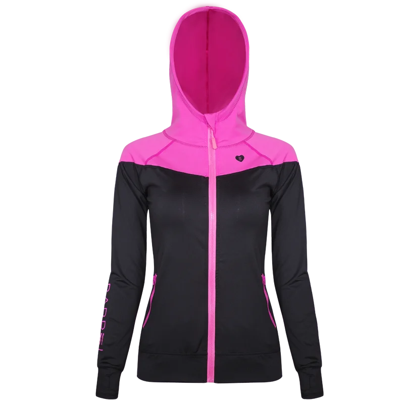 Women Thin Slim Sport Hoodies Zipper Running Jackets Quick Dry Long Sleeve Thumb Hole Yoga Tops Gym Workout Fitness Hooded Coat