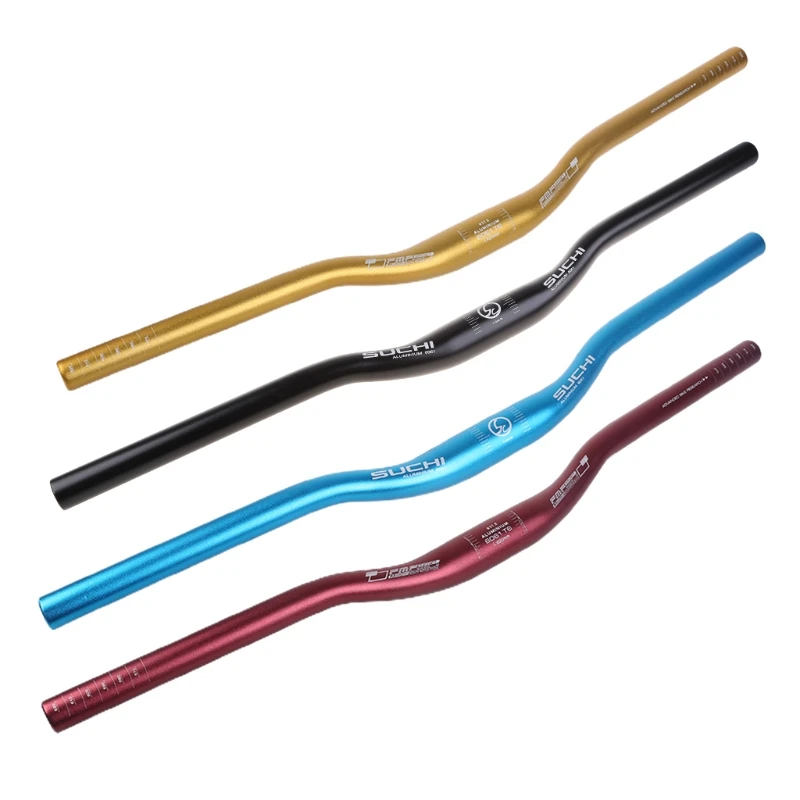 31.8x620mm/25.4mm 600mm Aluminum Alloy Handlebar Straight MTB  Riser Flat Handle Bar Road Bike Parts Accessories