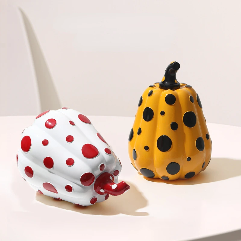 

Modern Minimalist Polka Dot Pumpkin Creative Decoration Fruit Ornaments Home Decoration Personality Ornaments Garden Sculpture