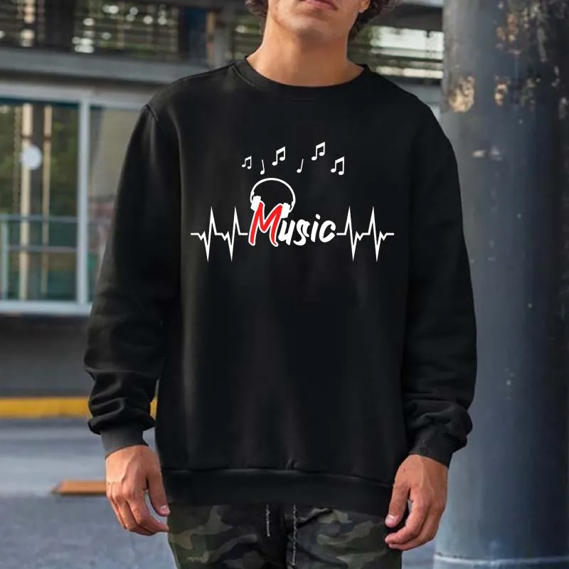 

Musician Gift Musical Instrument Music Notes Treble Clef Sweatshirts Men Women Streetwear Crewneck Hooded Hip Hop Cotton Hoodies