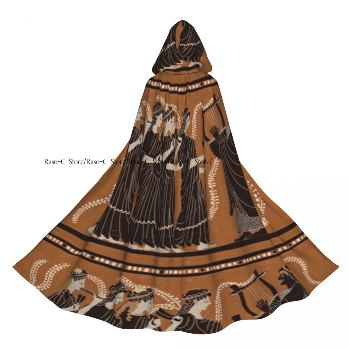 Двусторонний плащ унисекс с капюшоном для взрослых вампиров плащ-накидка в