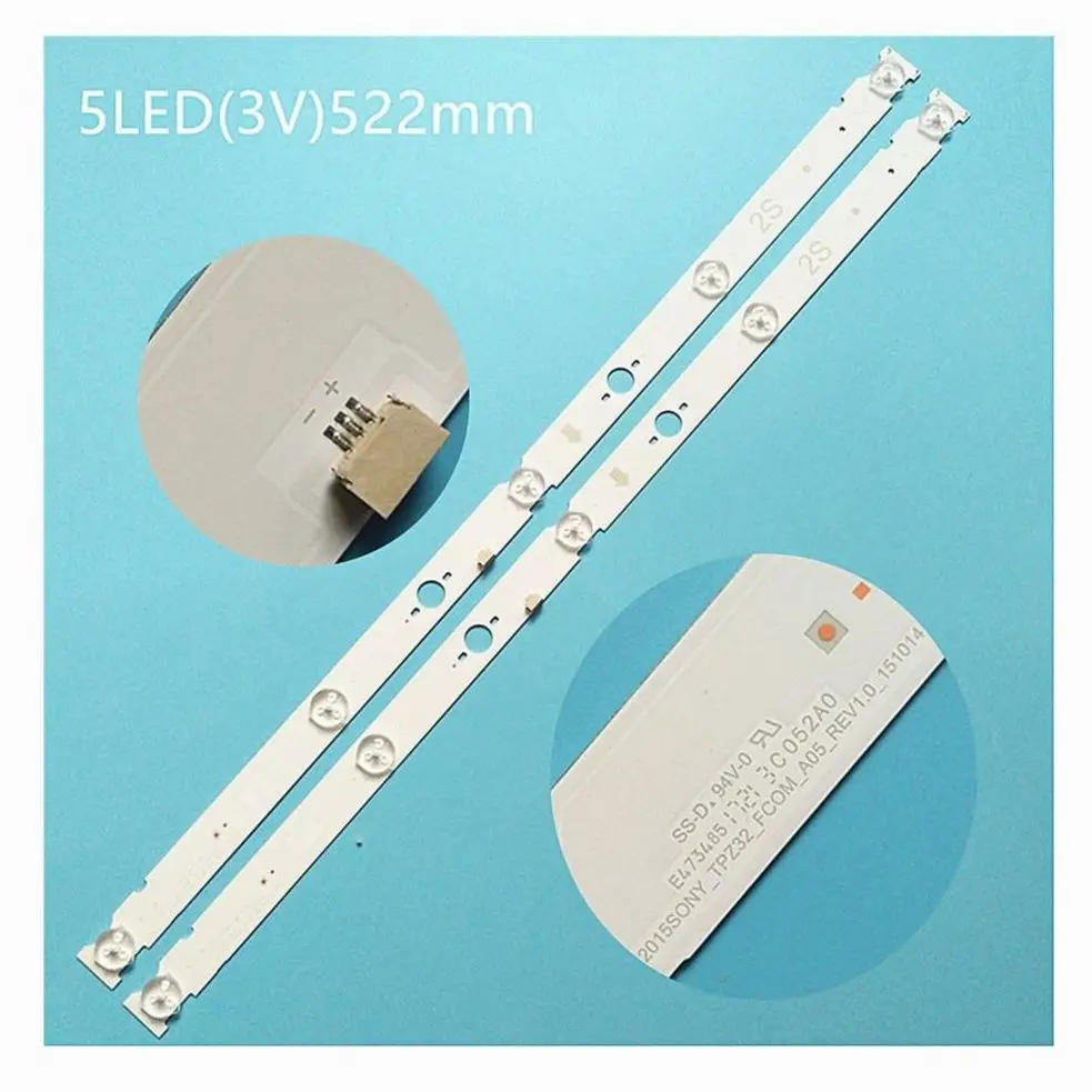2 шт./компл. светодиодная подсветка для SONY KDL-32WD600 KDL-32WD603 KDL-32W600D KDL-32RD433 KDL-32RD435