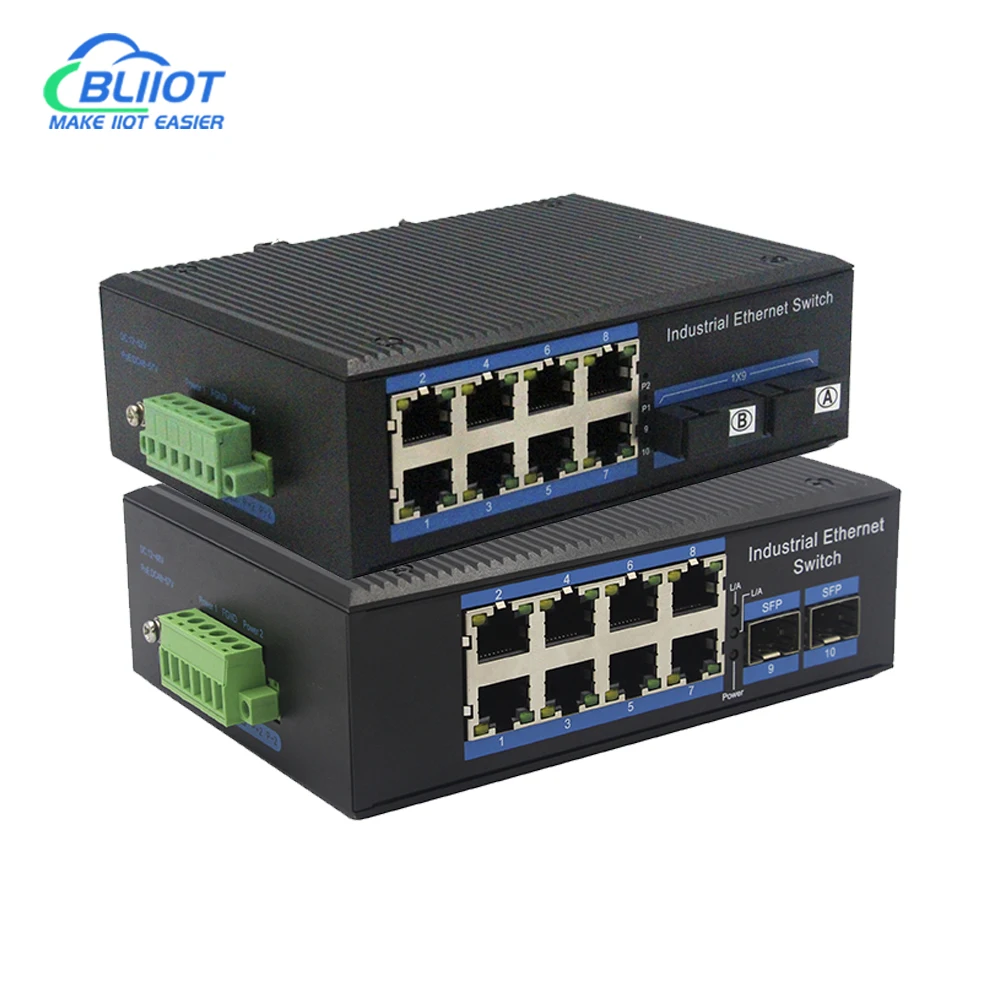 BLiiot poe splitters 10/100/1000 Mbps Ports IEEE 802.3 af/at Over Ethernet IP Camera/Wireless AP/CCTV Camera System