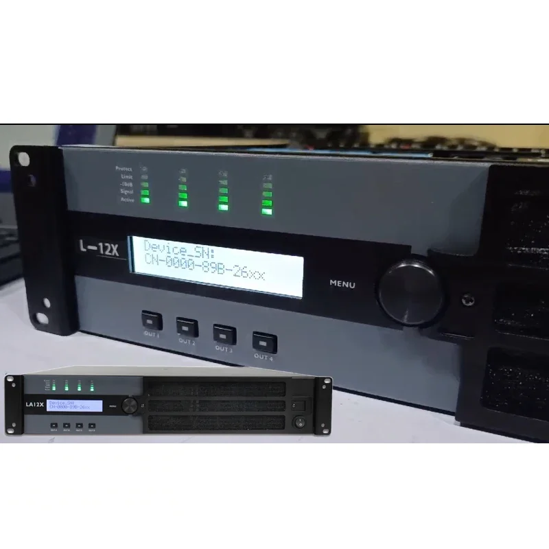 Складский сервис Dj усилитель 4000 Вт Dsp обработки звука для 18-дюймового сабвуфера