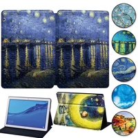 cover case for huawei mediapad t5 10m5 10 8m5 lite 10 1m5 lite 8t3 10 9 6t3 8 0 anti fall painting pattern tablet case