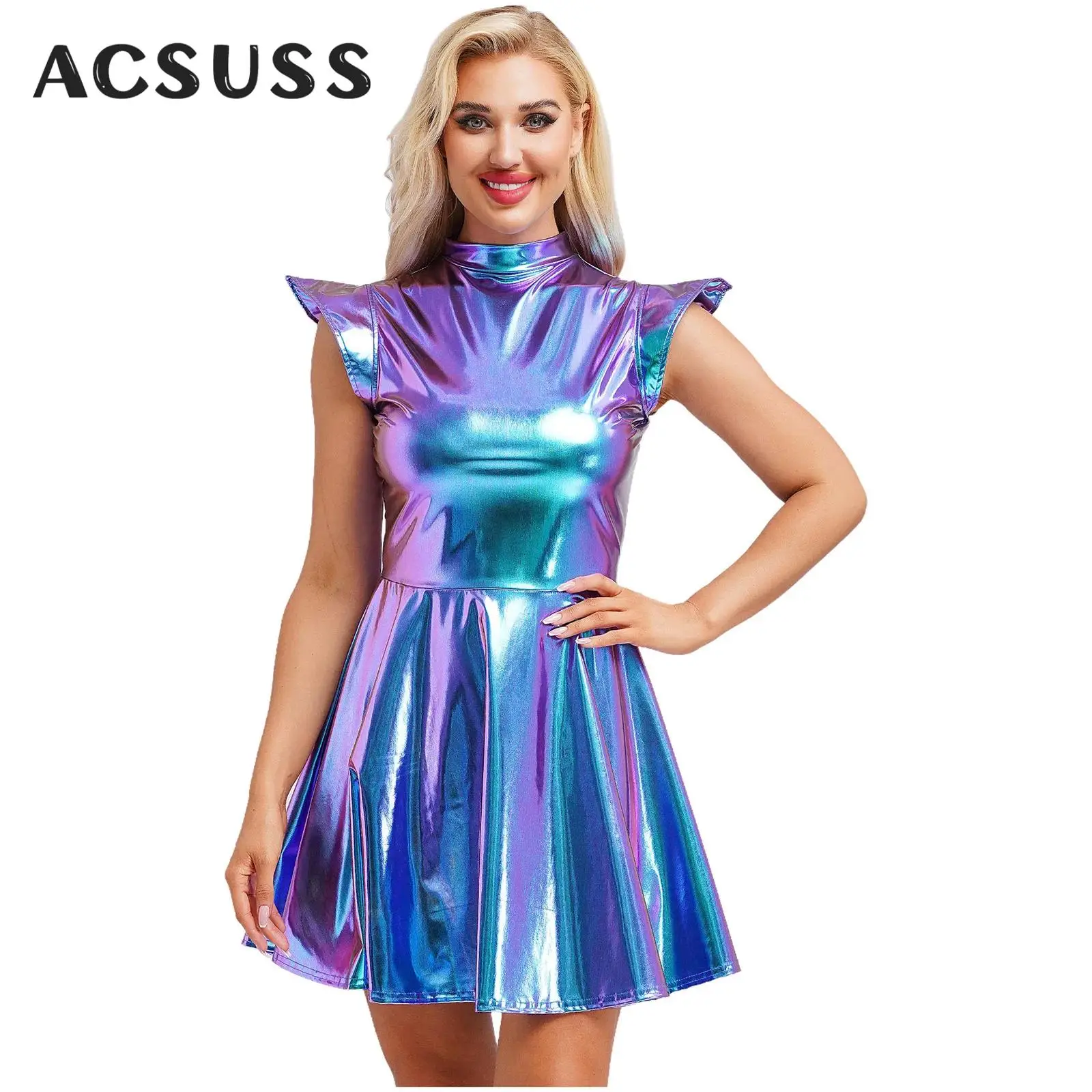 Женское серебряное облегающее платье Клубное вечернее танцевальное