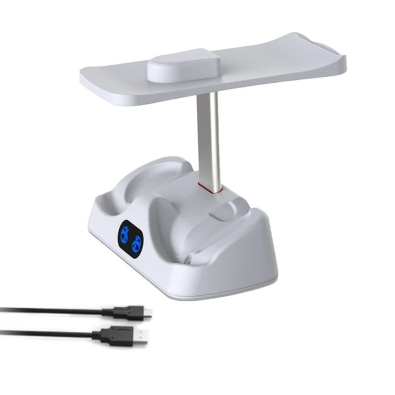 

Модернизированная зарядная станция с подсветкой TP52515 Зарядная база Fast Dock ABS со светодиодной подсветкой для PS5VR2