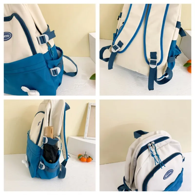 Женские Модные нейлоновые рюкзаки сумка на плечо для девушек Молодежный стиль