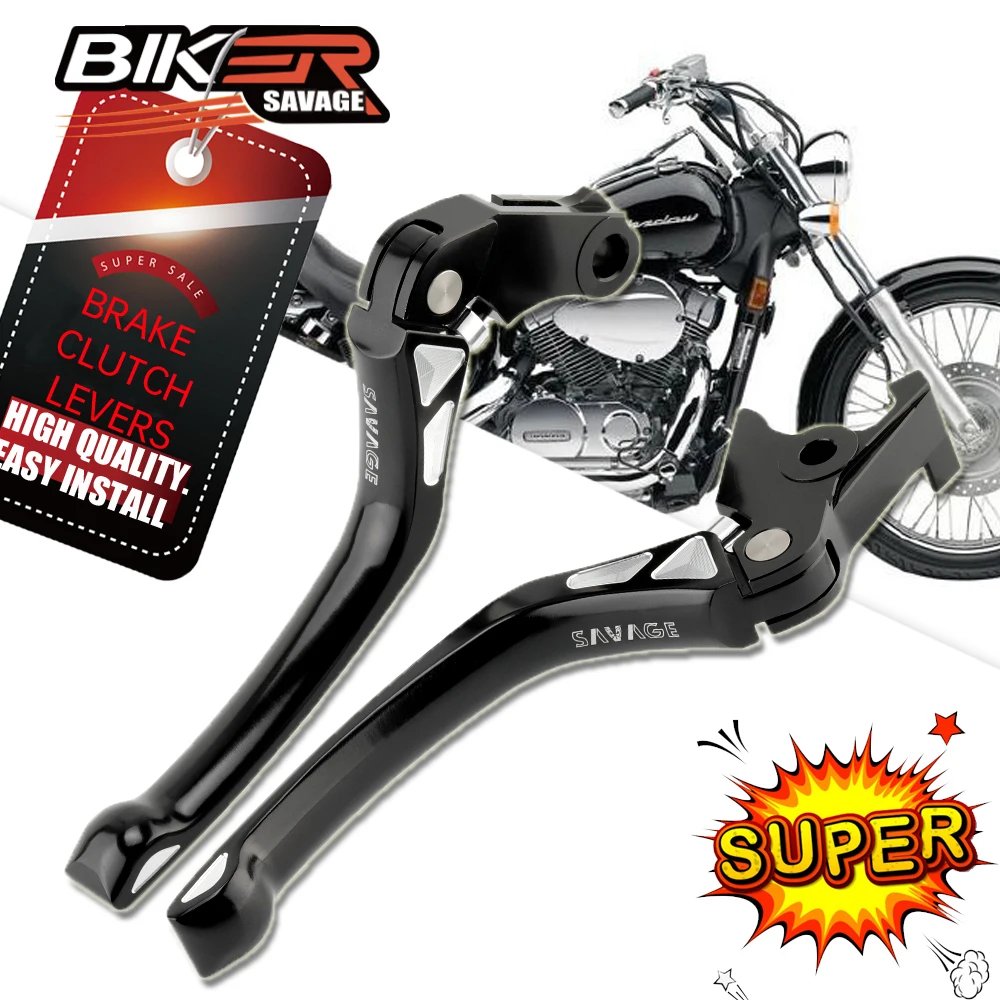 

Motorcycle CNC Adjustable Brake And Clutch Levers For HONDA VT Shadow NV CMX REBEL STEED CB750 Kit Moto Accessories Sherco Parts