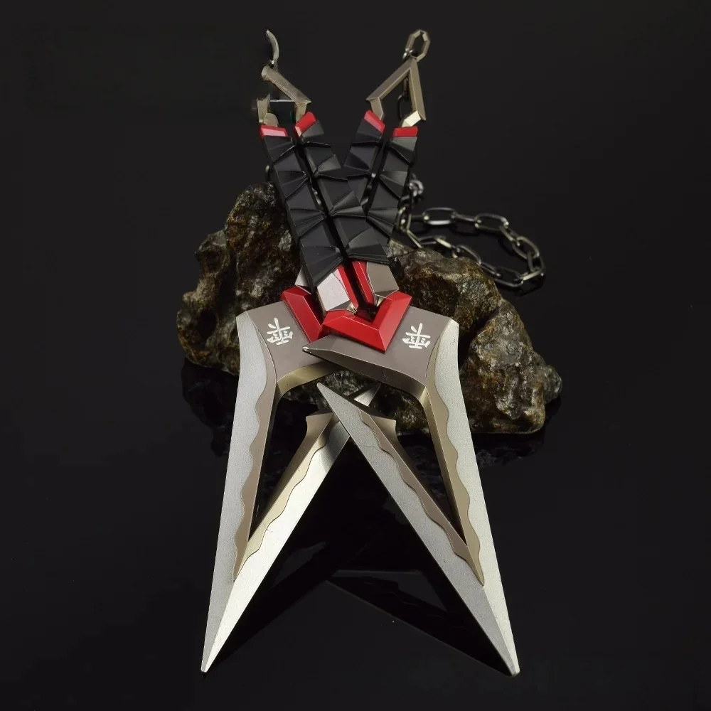 

8,6-дюймовый Металлический Нож-кунай Valorant, Катана, Меч-звездообразный Ниндзя, Реквизит Для Аниме-косплея