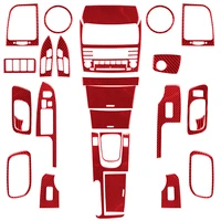 red color carbon fiber car interior decoration cover trim stickers for acura tsx 2003 2004 2005 2006 2007 2008
