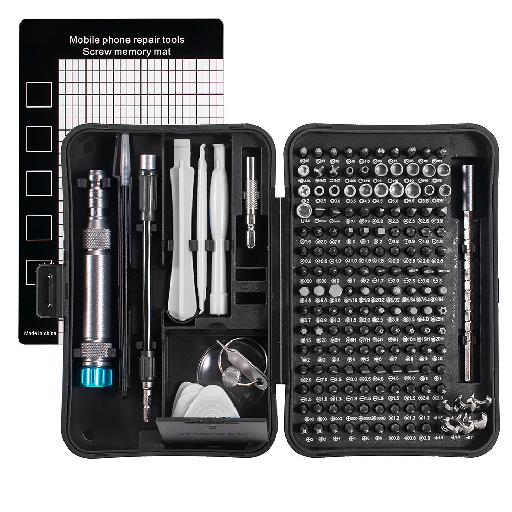 Precision Screwdriver Set 170 In 1 S2 Magnetic Torx Screw Bits Kit Computer Mobile Phone Disassembly Repair Household Hand Tools |