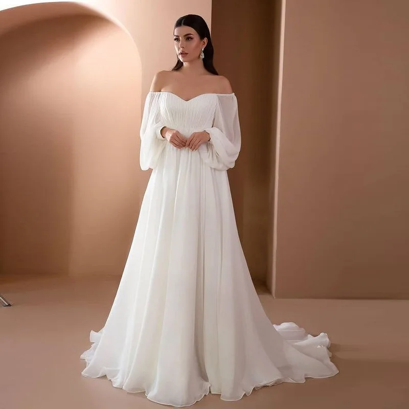 

New One Off Shoulder Small V White Elegant Dresses For Women Backless Slim High Waist Solid Floor Length Evening Skirts Female