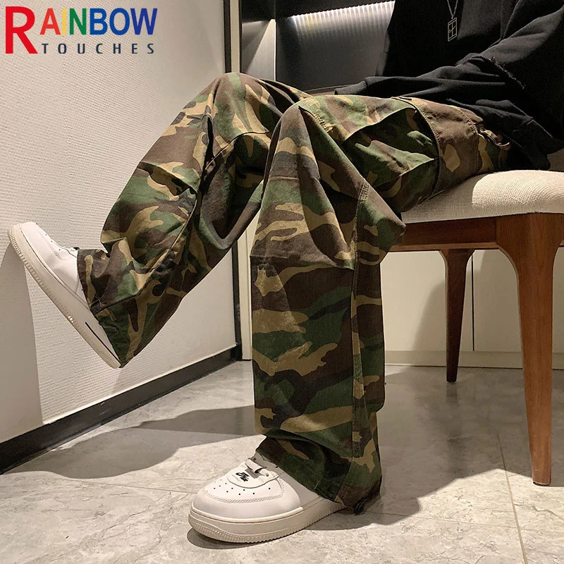 

Camouflage Pant New Fashion Men Cargo Pant Casual Vintage Style Jogging Men's Trendy Oversize Loose Trousers
