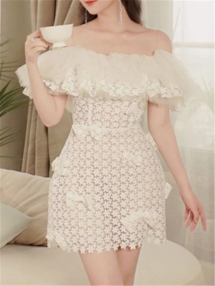 

2022 женское, летнее, с вышивкой, сеткой, с цветочным принтом, коротким рукавом