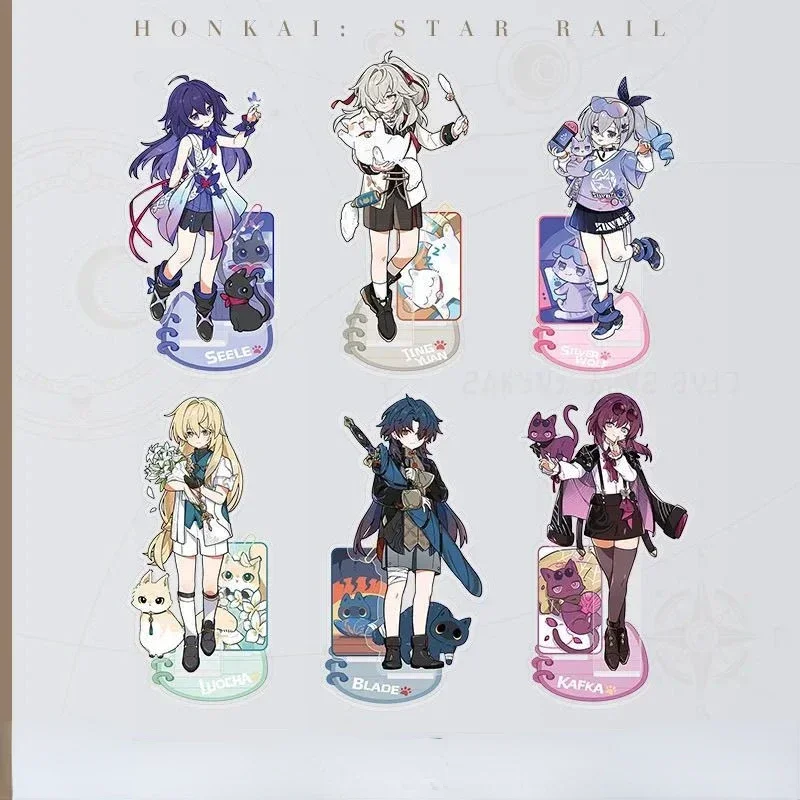 Honkai: лезвие из планки в форме звезды Кафка для детей и кошек акриловая фигурка