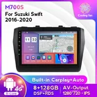 Автомагнитола 9 дюймов, Android 11, видеоплеер для Suzuki Swift 2016-2020, мультимедийный стереоприемник 8 + 128G Carplay + Auto WIFI 4G LTE BT