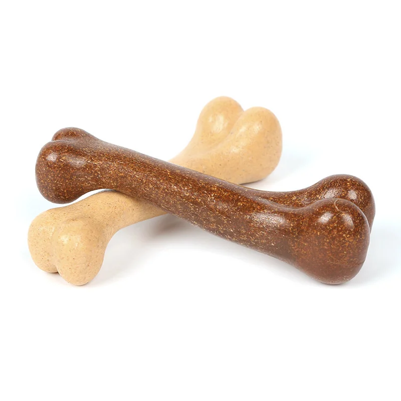 

New pet toy beef flavor simulation bone bite resistant molar interactive reward molar toy