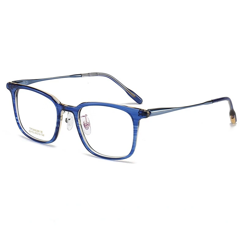 

New Fashion High Density Plate Pure Titanium Leg Unisex Glasses Multi Color