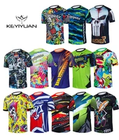 keyiyuan new cycling jersey motocross short sleeves tops bicycle mtb downhill t shirt road bike team summer sports men clothing