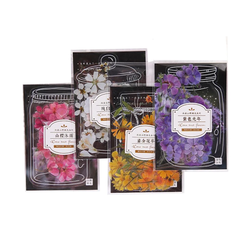 

10Packs wholesale Sticker Flower Daisy Observation Room Stationery Cherry blossoms stickers Rose Plant Adhesive 110*95mm