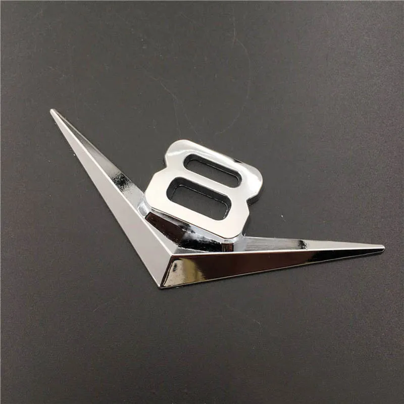 

3D металлический 3 V6 V8 логотип наклейка задний багажник эмблема значок наклейки аксессуары