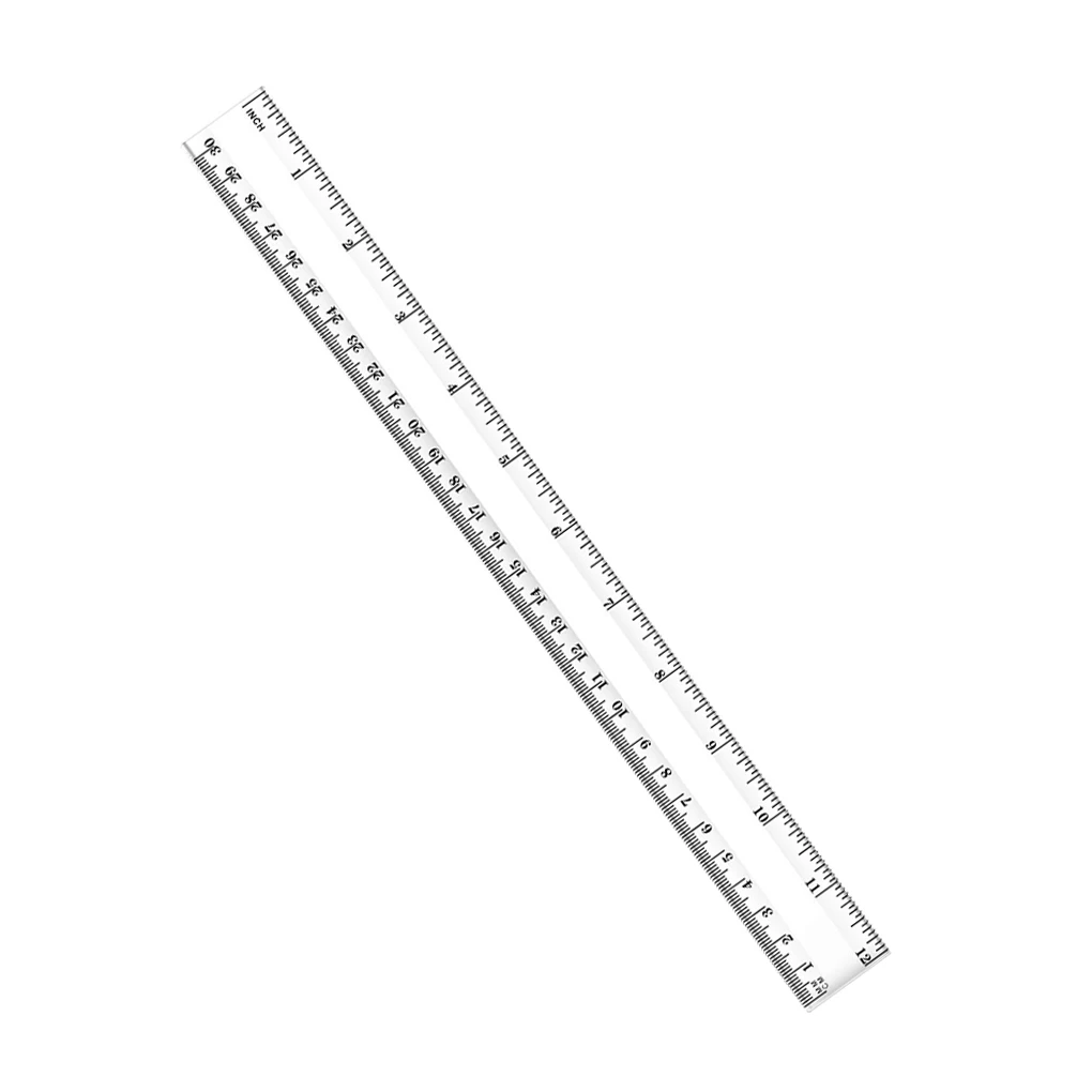 

Plastic Ruler Transparent Precision Subject Prop Measuring Tool Student Clear Straight Rulers Drafting Supplies