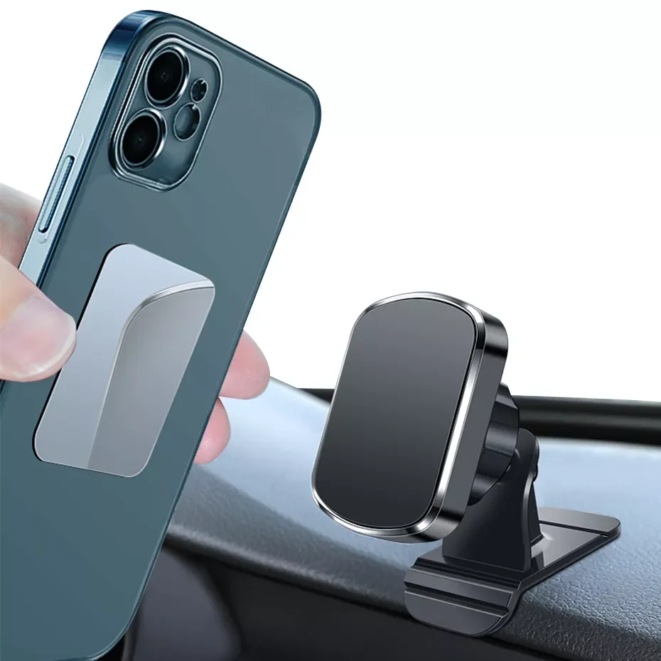 

Magnetic Plate Car Phone Holder Small 360 Rotation Magnet Mount Mobile Cell Stand Telefon Bracket Support For iPhone Xiaomi