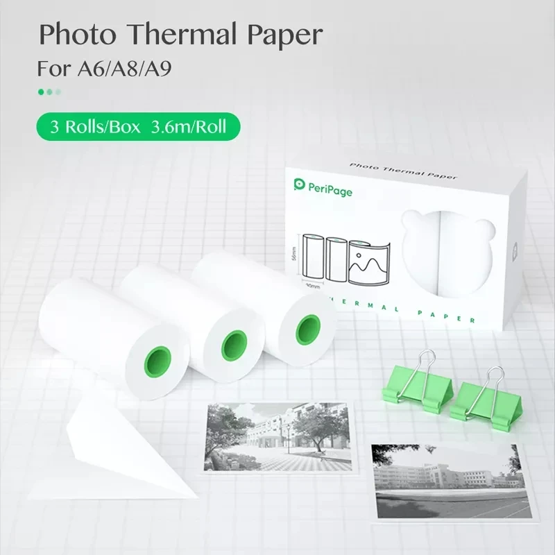 

Термобумажные наклейки PeriPage A6 Thermal Paper Image