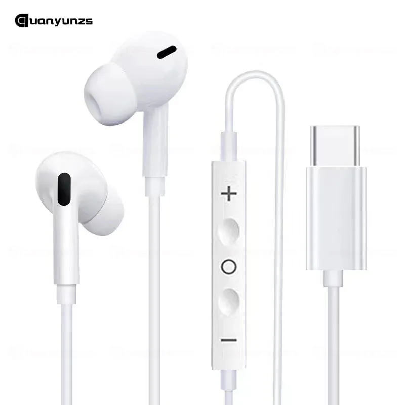 Фото Проводные наушники типа c для наушников Apple Lightning с линией Iphone 5 6 8 7 Plus X XS MAX XR 10 11 12 13 14 Pro 15 16 №2