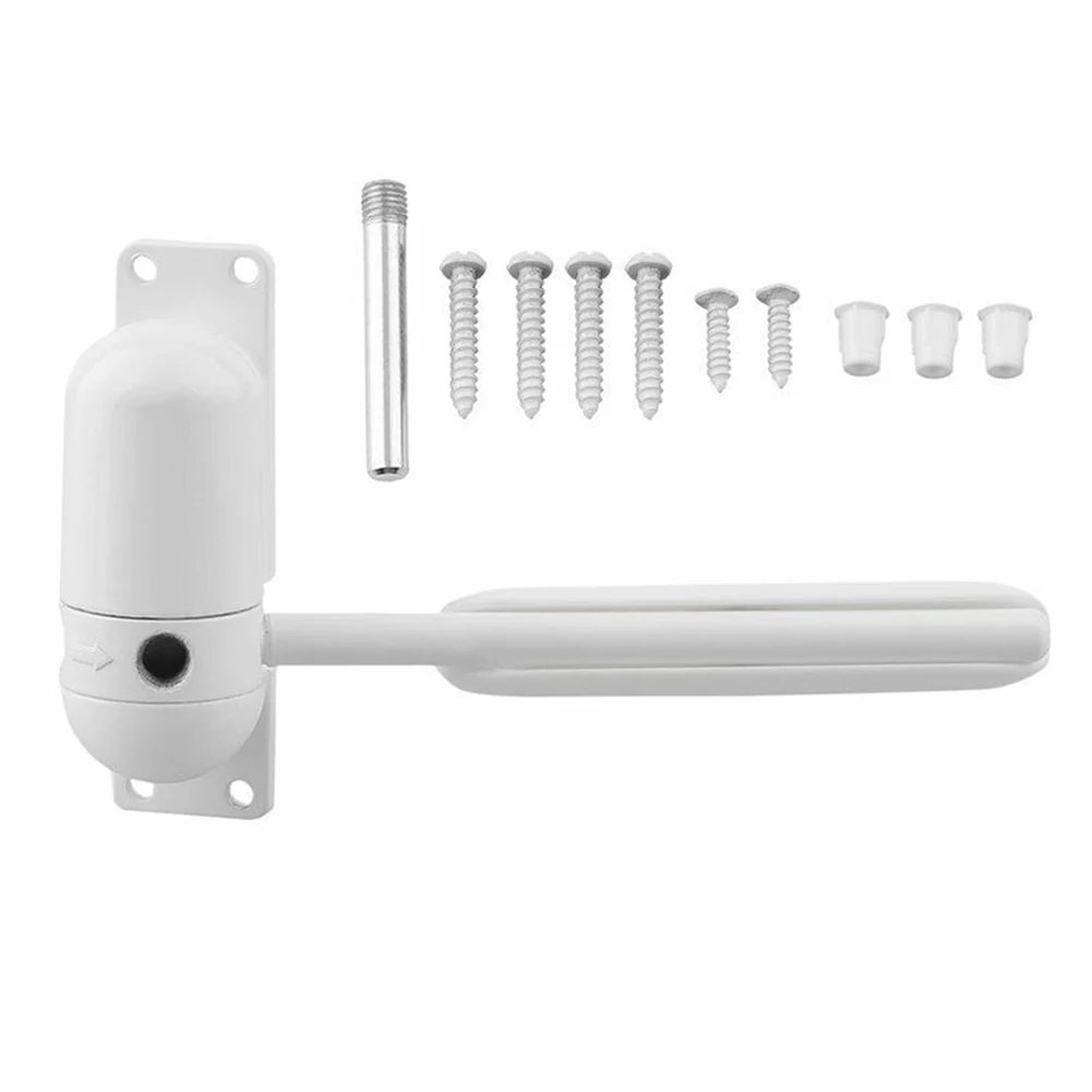 

Automatic Door Closer Fireproof Adjustable Stainless Steel Door Closer Buffer Load Up To 68kg Furniture Door Hardware Device
