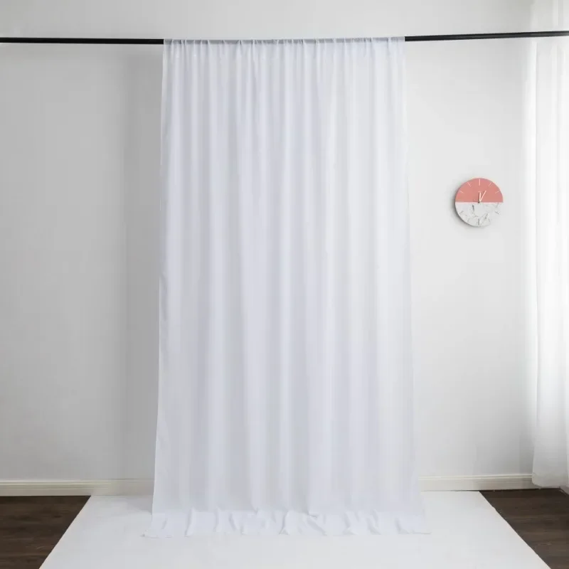 Однотонный экран для отеля свадьбы банкета фотография декорация занавески