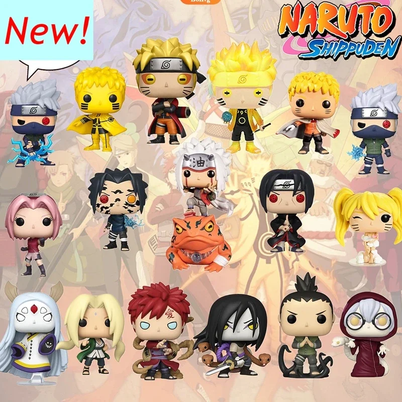 Новинка фигурки FUNKO POP narutoe серии Kakashi Itachi Sakuke Tsunade Orochimaru виниловые куклы