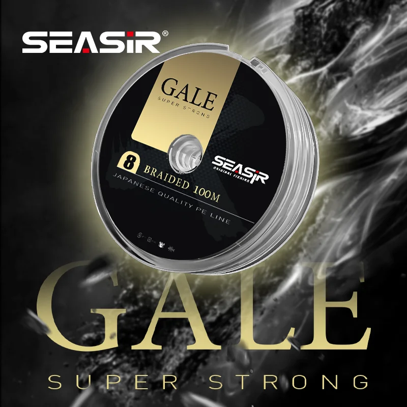

SEASIR GALE 8 Braided Micro Fishing PE Line 100-1000m X8 JAPAN IZANAS Original Line Casting Super Strong Fishing Line