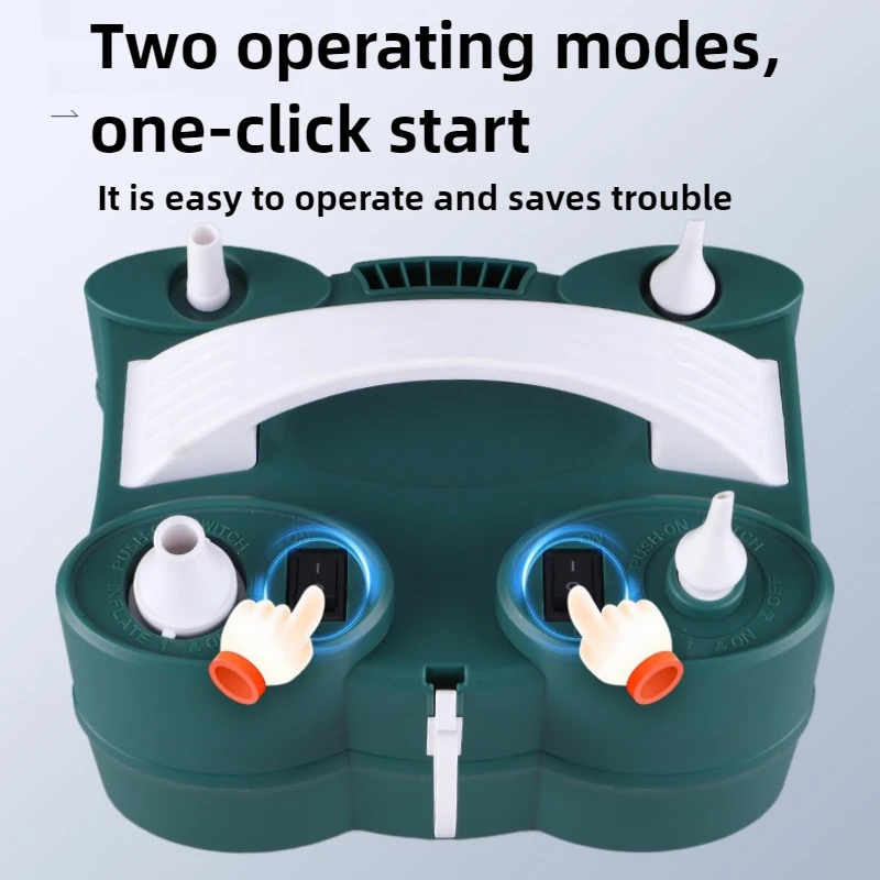 Портативный электрический воздушный насос 110 В 220 ЕС США Великобритания AU Dual Movement