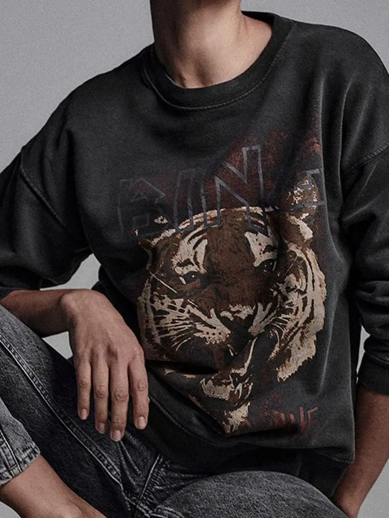 

Women's Sweater Autumn/Winter 2023 New Fashion Casual Cotton Round Neck Long Sleeve Plush Warm Sweater Sweatshirt Pullover