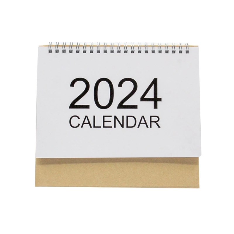 

Настольный мини-календарь на 2024 год для офисных работников и студентов, ежедневные календари-планировщики, большие ежемесячные