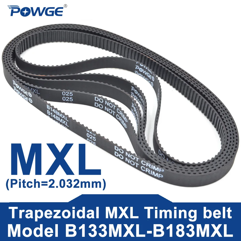 

Резиновый ремень ГРМ POWGE MXL B133MXL до B183MXL Ширина ремня 5-15 мм B134 B135 B136 B137 B138 B139 B140 B141 B142 B143 B144 B145