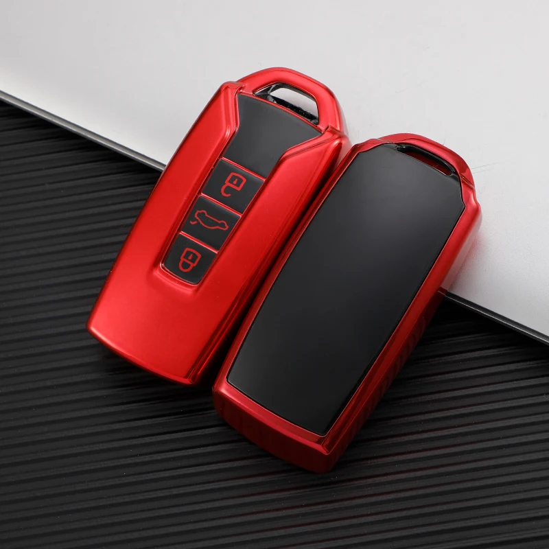 

3 Button TPU Remote Cover Key Case Holder Fobs Funda Llave For Volkswagen Touareg 2018 2019 2020 2021 Keyless Protector
